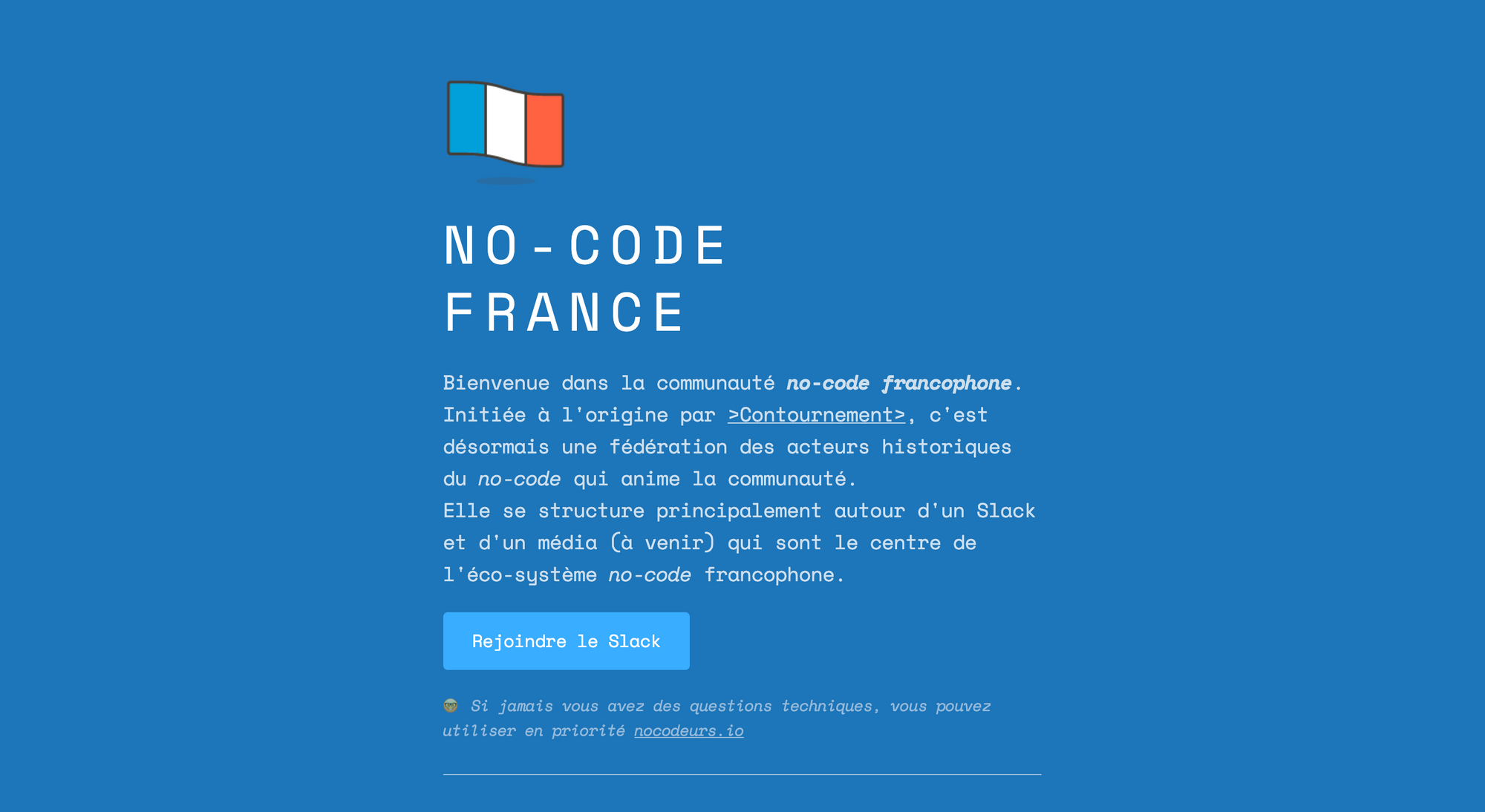No-Code France - La nouvelle communauté du No Code Francophone